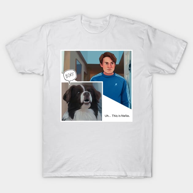 Nick and Nellie - heartstopper comic T-Shirt by daddymactinus